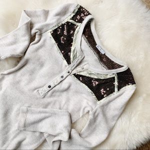Free People sequin thermal